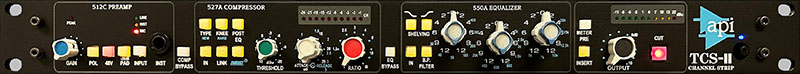 API (Automated Processes Inc) TCS-II Channel Strip 動態/均衡處理器